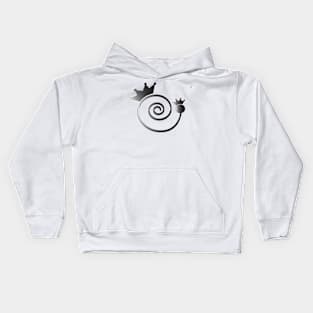 Highland Kings Logo Design Kids Hoodie